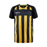 Progress 2.0 Stripe Jersey Jr - Black/Yellow - Front