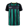 Progress 2.0 Stripe Jersey Jr - Black/Green - Front