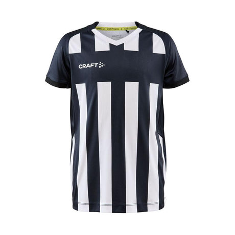 Progress 2.0 Stripe Jersey Jr - Black/White - Front