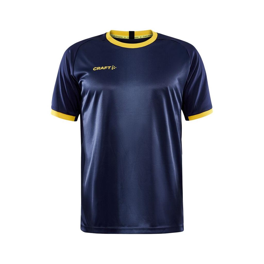 Progress 2.0 Graphic Jersey M - Navy/Yellow - Front