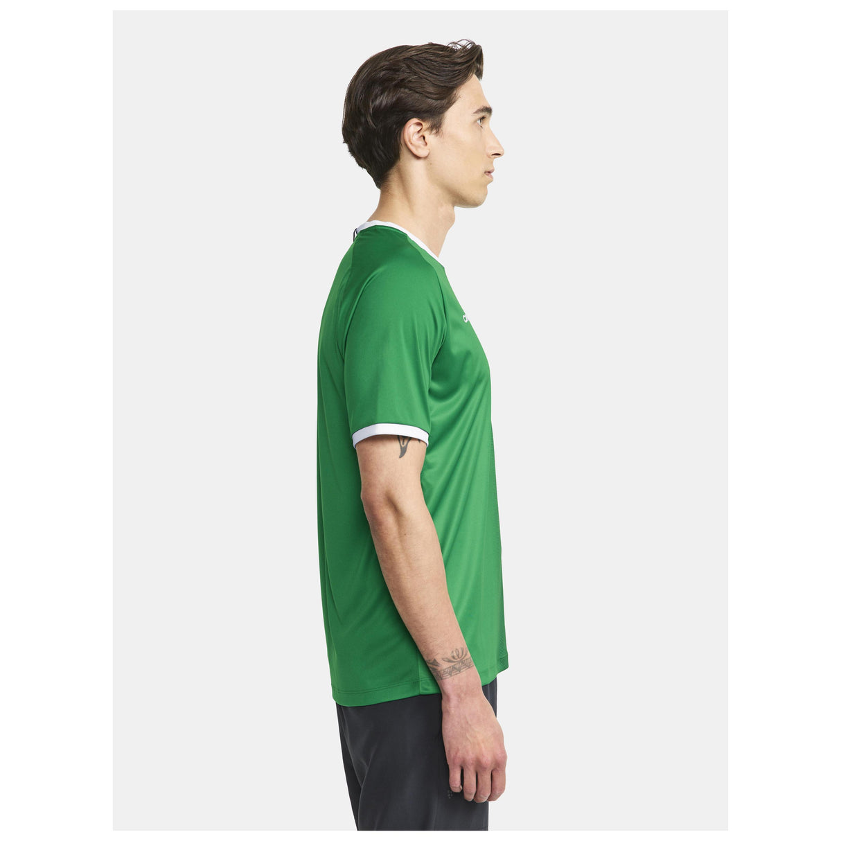 Progress 2.0 Graphic Jersey M - Green/White - Closeup 2