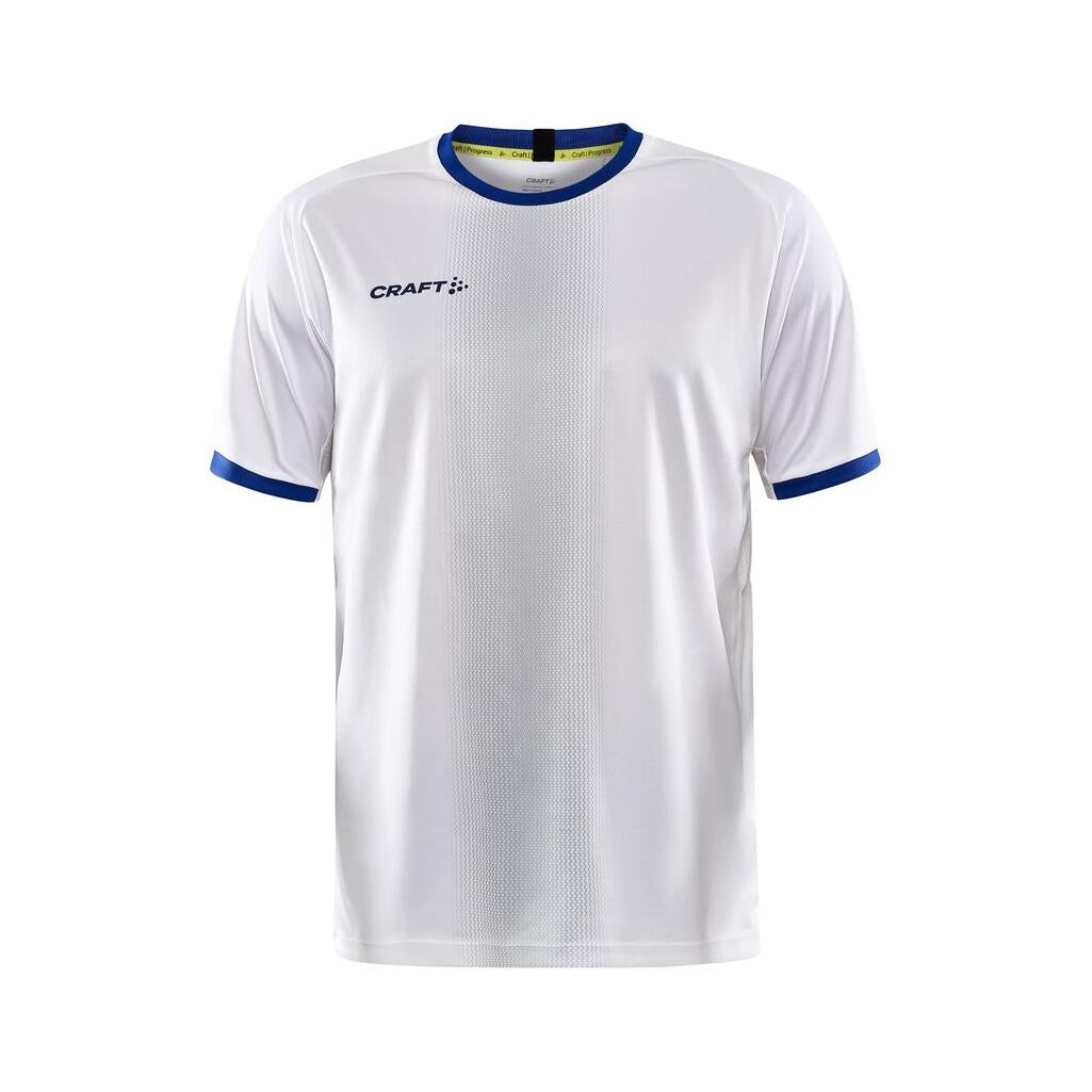 Progress 2.0 Graphic Jersey M - White/Club Cobolt - Front