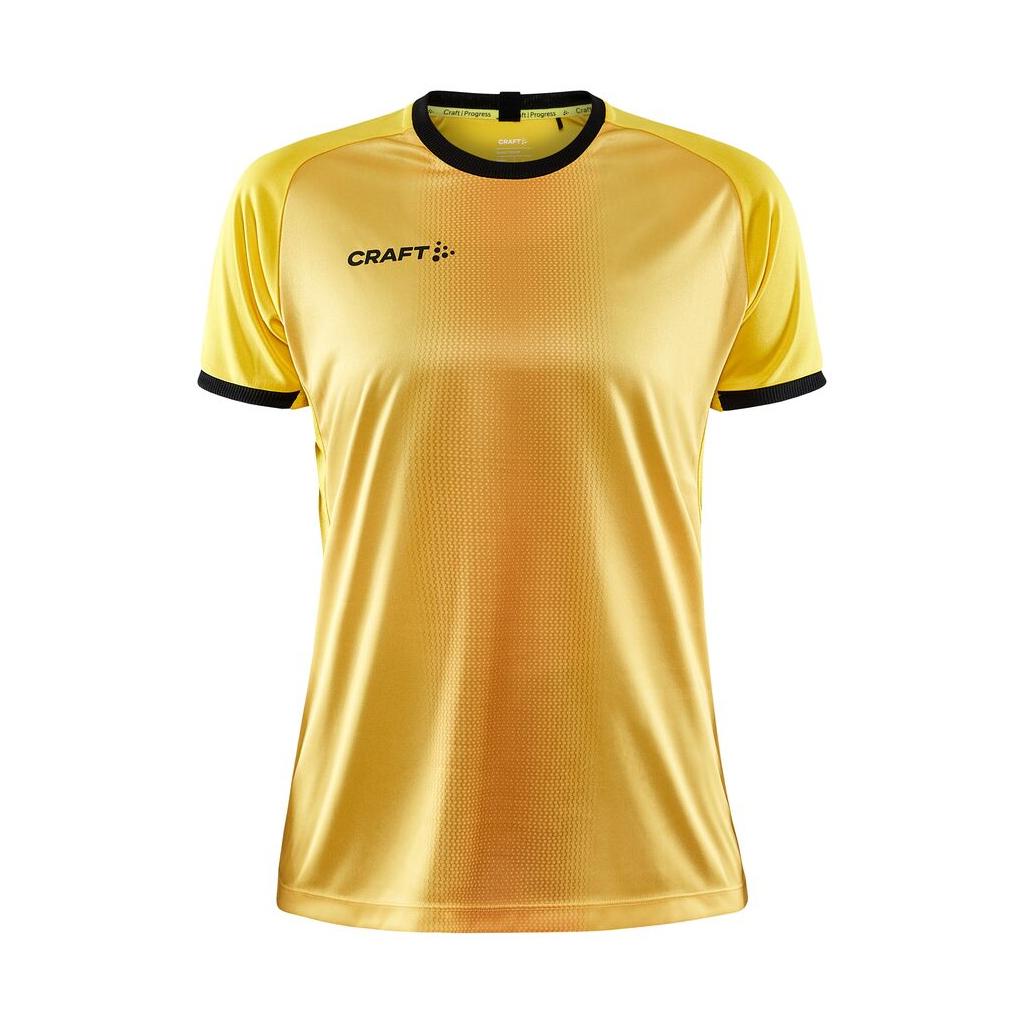 Progress 2.0 Graphic Jersey W - Yellow/Black - Front