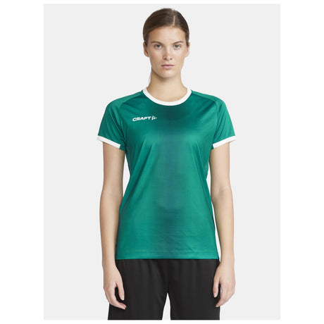 Progress 2.0 Graphic Jersey W - Green/White - Closeup 1