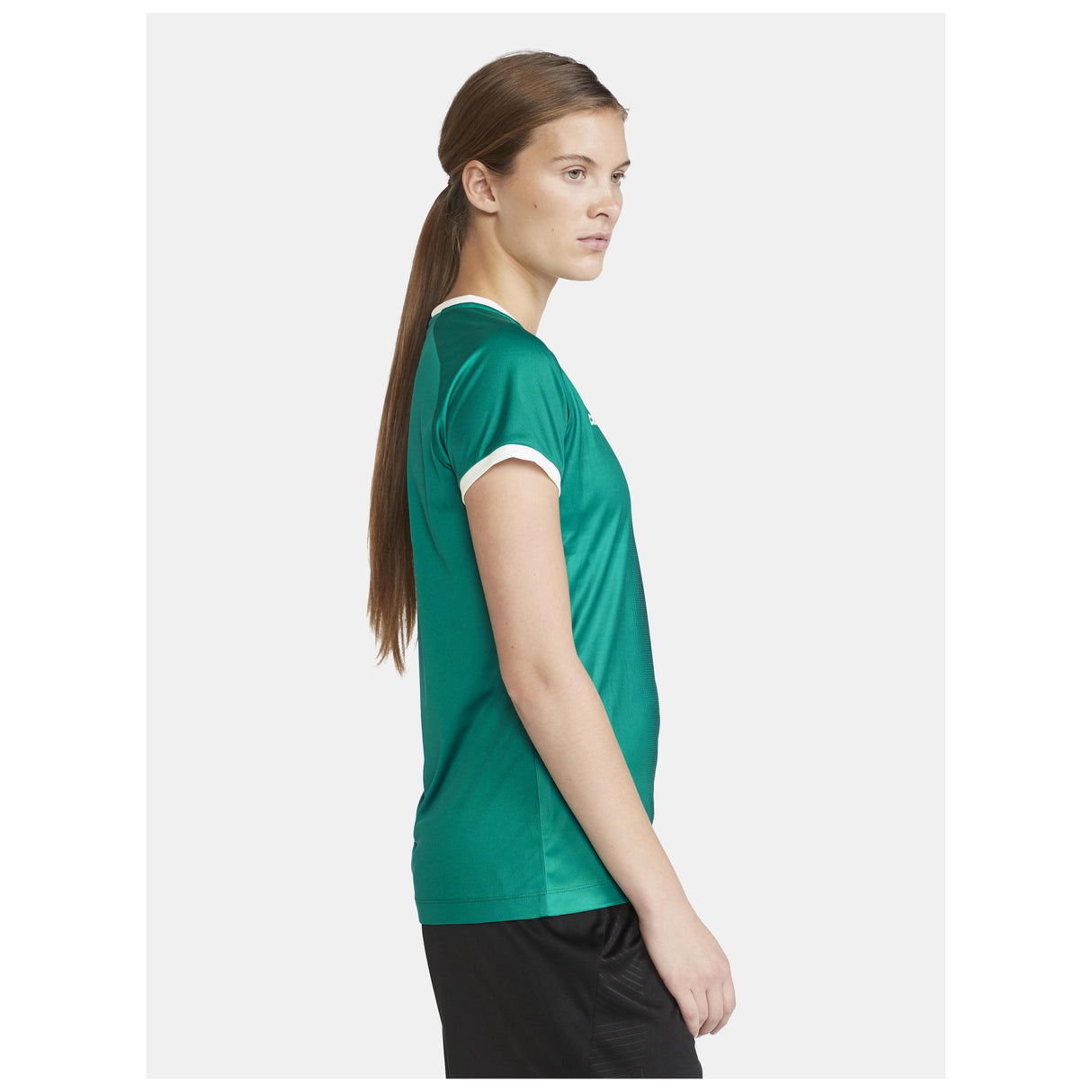 Progress 2.0 Graphic Jersey W - Green/White - Closeup 2