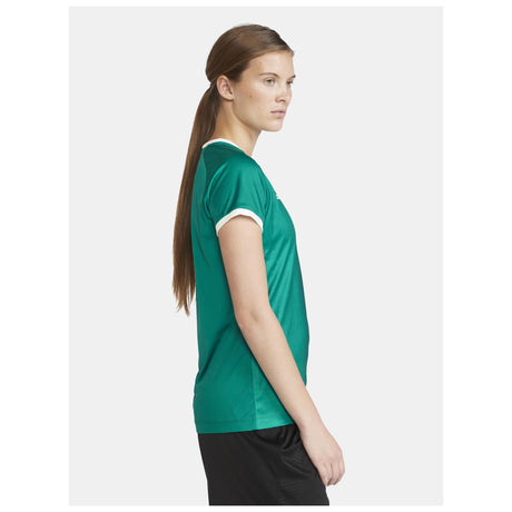 Progress 2.0 Graphic Jersey W - Green/White - Closeup 2