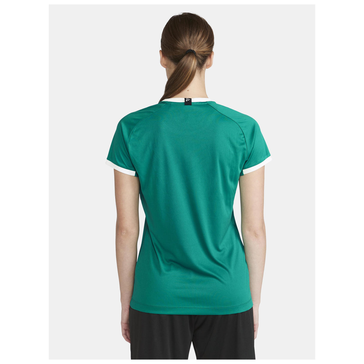 Progress 2.0 Graphic Jersey W - Green/White - Closeup 3