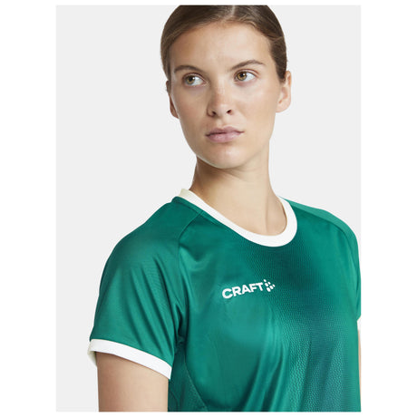 Progress 2.0 Graphic Jersey W - Green/White - Closeup 4