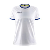 Progress 2.0 Graphic Jersey W - White/Club Cobolt - Front