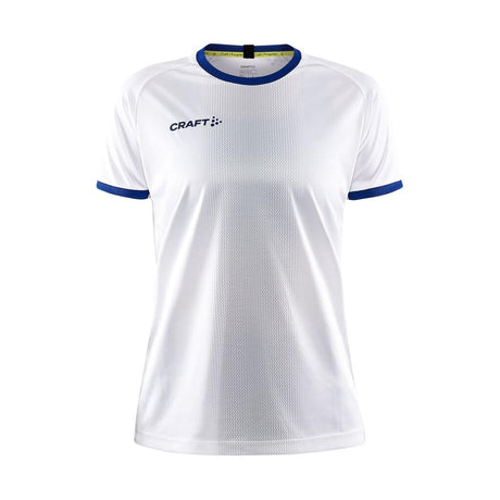 Progress 2.0 Graphic Jersey W - White/Club Cobolt - Front