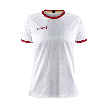 Progress 2.0 Graphic Jersey W - White/Bright Red - Front