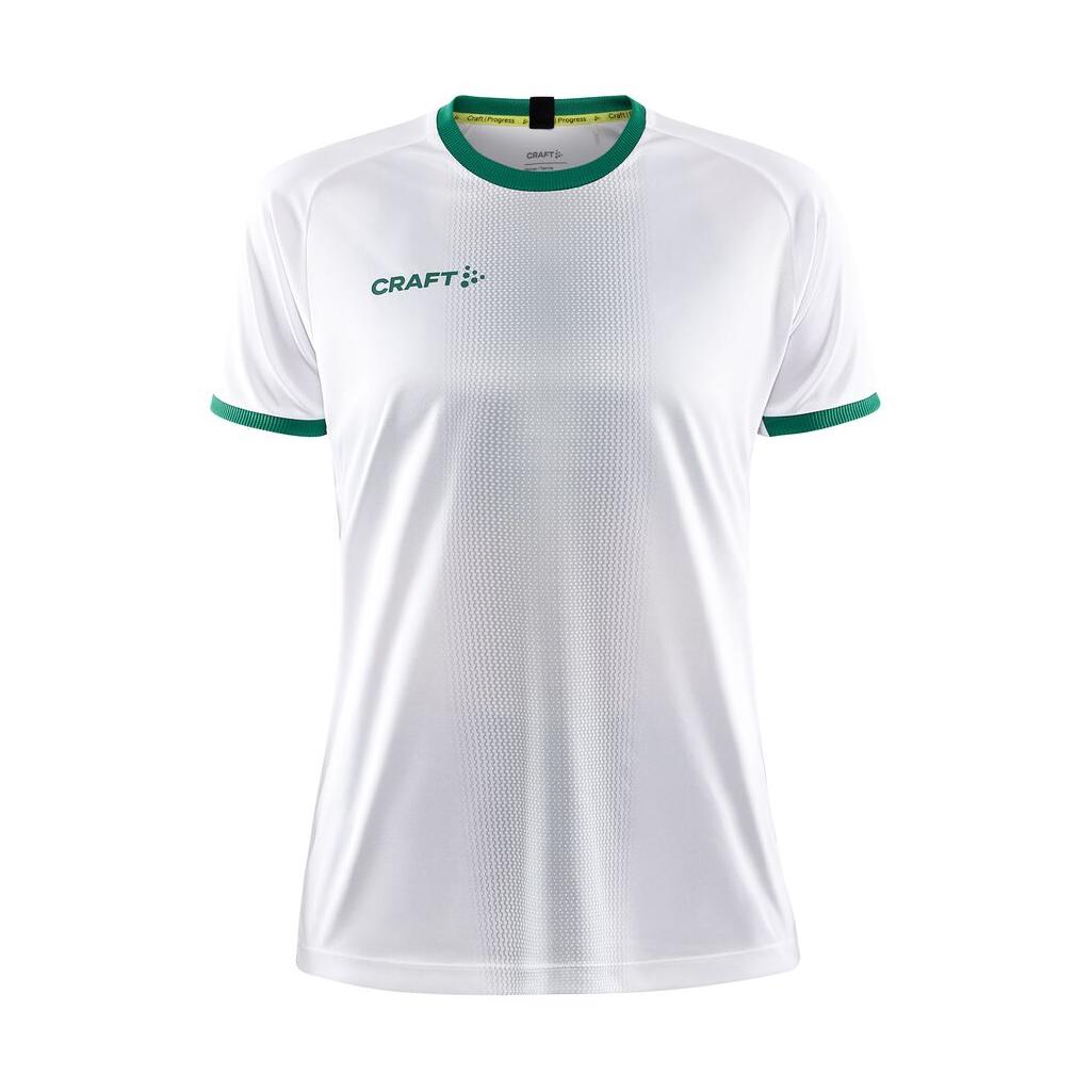 Progress 2.0 Graphic Jersey W - White/Green - Front