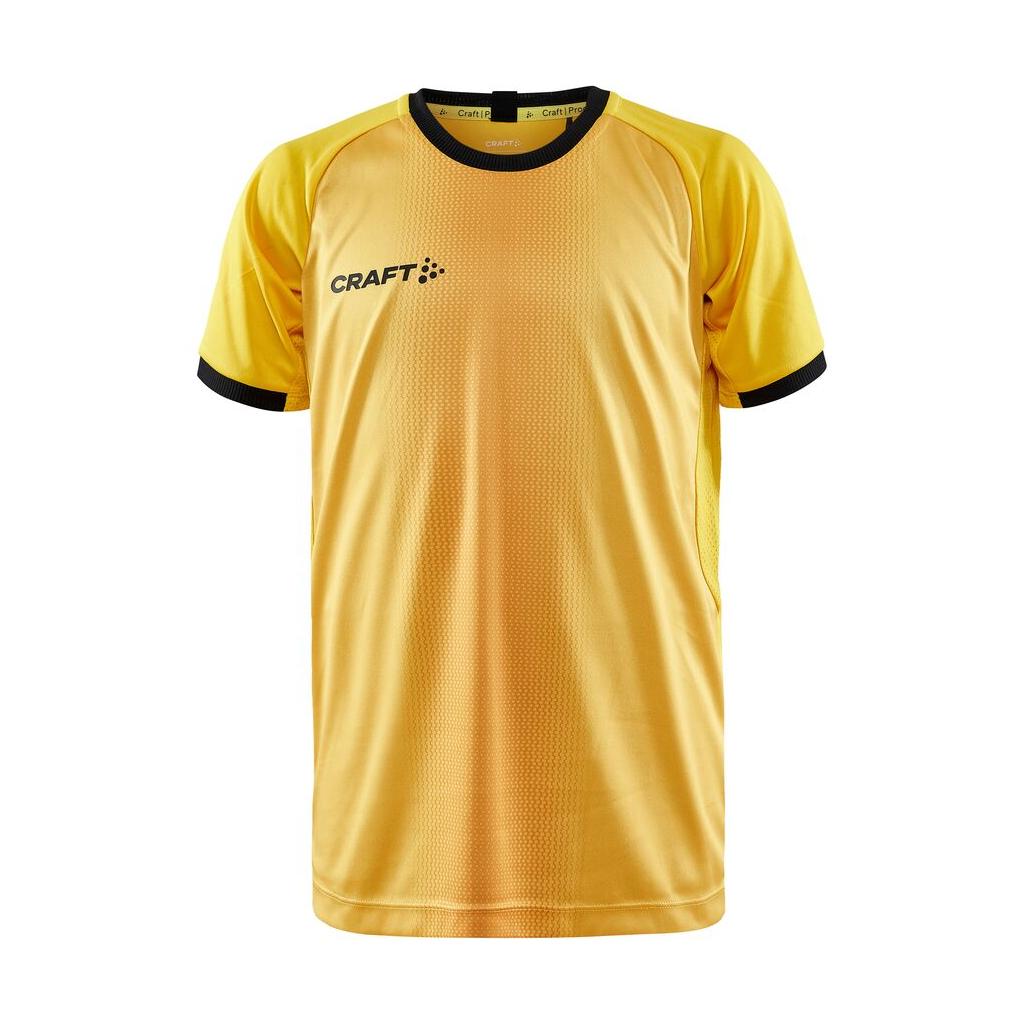 Progress 2.0 Graphic Jersey Jr - Yellow/Black - Front