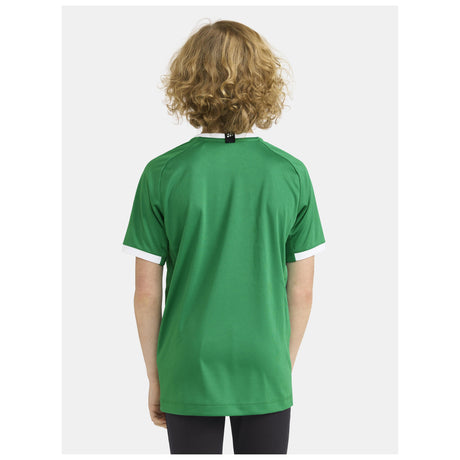 Progress 2.0 Graphic Jersey Jr - Green/White - Closeup 2