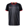 Progress 2.0 Graphic Jersey Jr - Black/Bright Red - Front