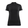 Adv Seamless Polo Shirt W - Black - Front