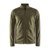 Adv Explore Fleece Midlayer M - Dark Green - Front
