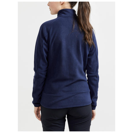 Adv Explore Fleece Midlayer W - Dark Blue - Closeup 2