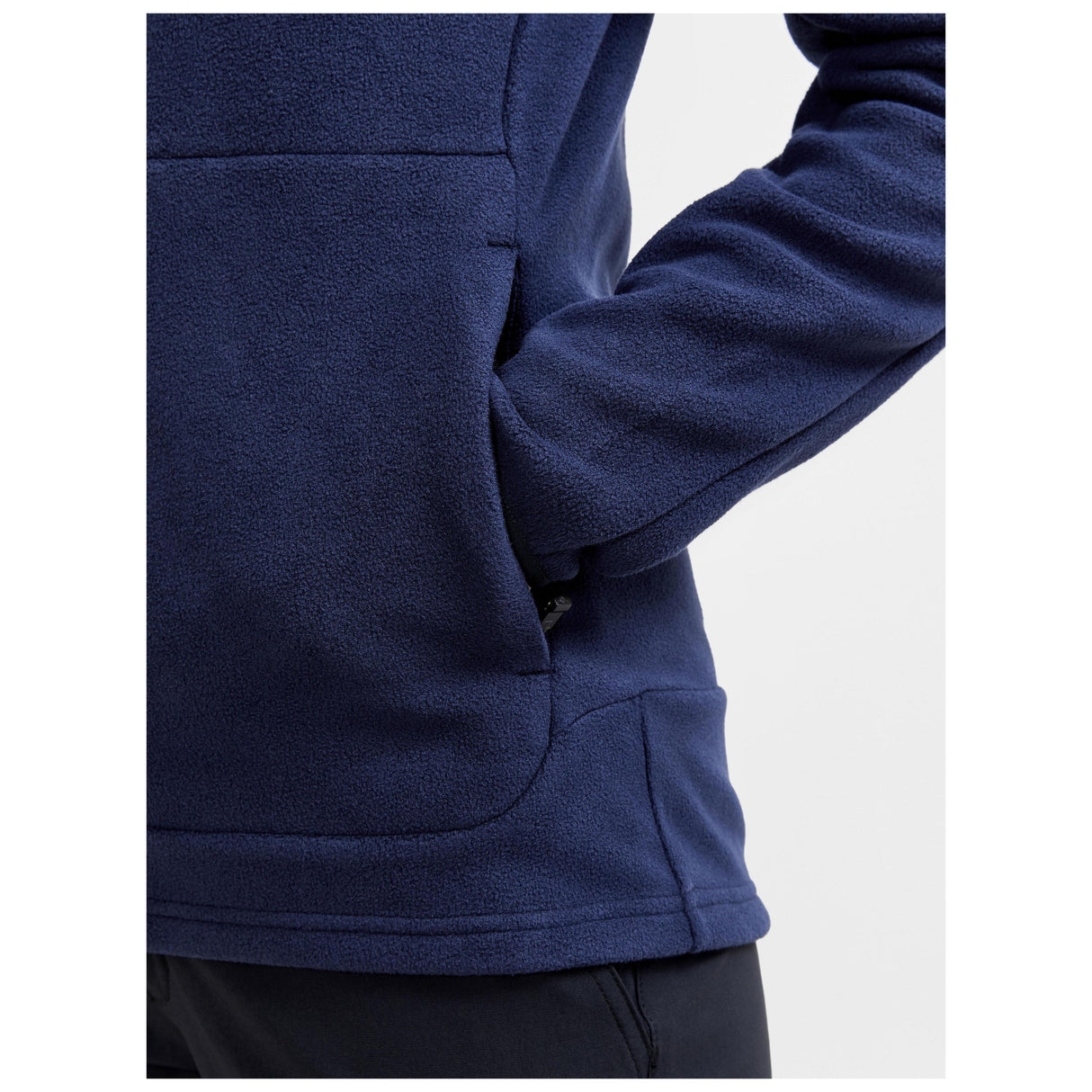 Adv Explore Fleece Midlayer W - Dark Blue - Closeup 3