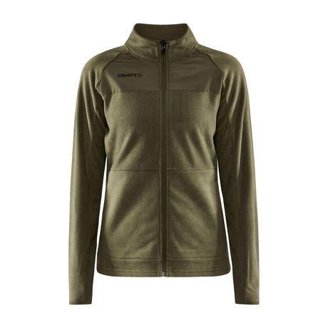 Adv Explore Fleece Midlayer W - Dark Green - Front