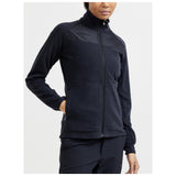 Adv Explore Fleece Midlayer W - Black - Closeup 1