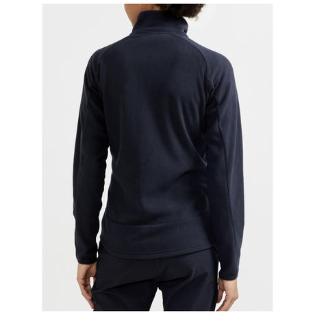 Adv Explore Fleece Midlayer W - Black - Closeup 2