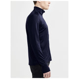 Adv Explore Light Midlayer M - Navy - Closeup 2