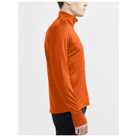 Adv Explore Light Midlayer M - Orange - Closeup 2