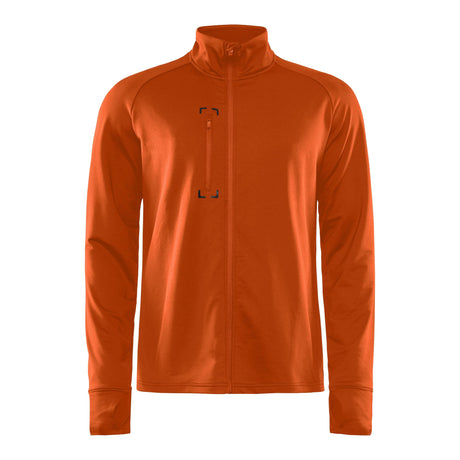 Adv Explore Light Midlayer M - Orange - Front