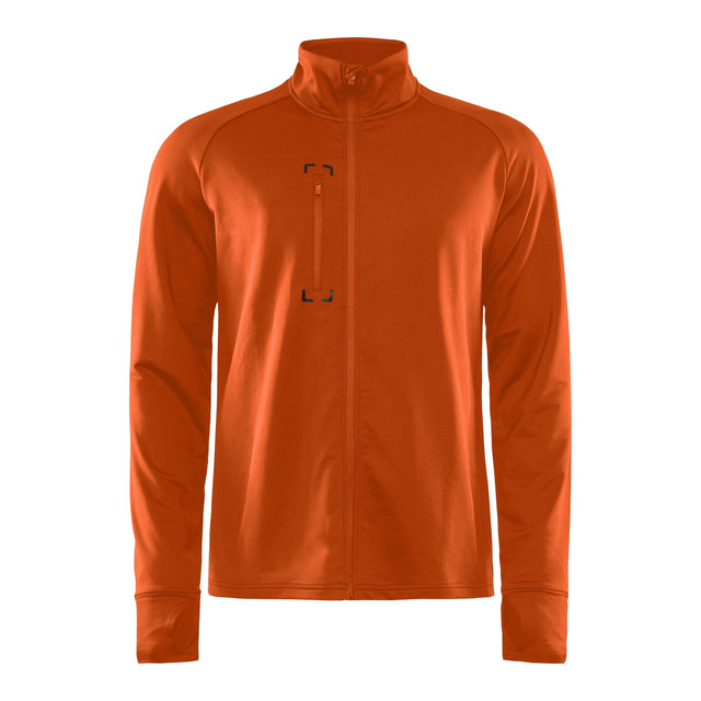 Adv Explore Light Midlayer M - Orange - Front
