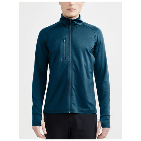 Adv Explore Light Midlayer M - Blue - Closeup 1