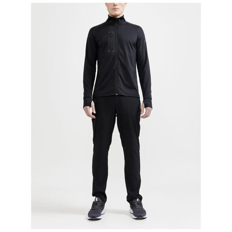 Adv Explore Light Midlayer M - Black - Closeup 5