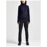 Adv Explore Light Midlayer W - Navy - Closeup 5