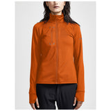 Adv Explore Light Midlayer W - Orange - Closeup 1