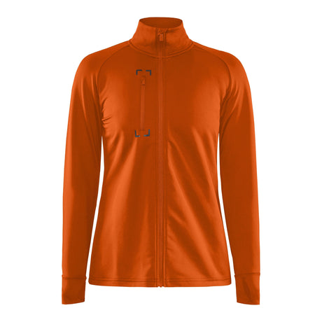 Adv Explore Light Midlayer W - Orange - Front