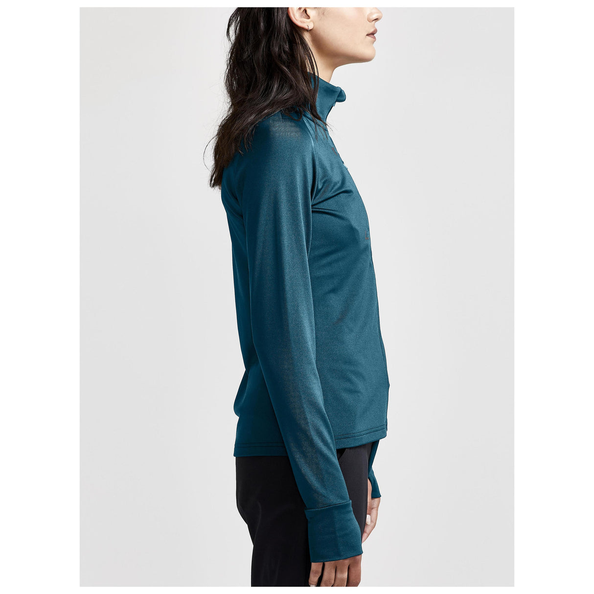 Adv Explore Light Midlayer W - Blue - Closeup 2