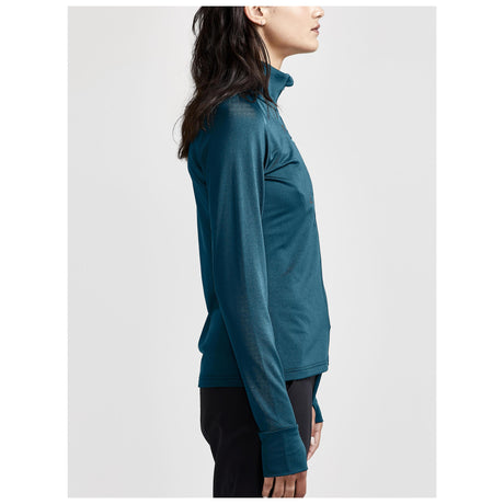 Adv Explore Light Midlayer W - Blue - Closeup 2