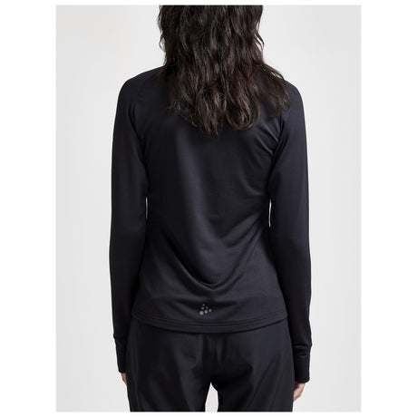 Adv Explore Light Midlayer W - Black - Closeup 3