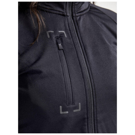 Adv Explore Light Midlayer W - Black - Closeup 4