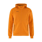 Core Soul Full Zip Hood M - Orange - Front