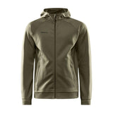 Core Soul Full Zip Hood M - Dark Green - Front