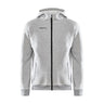 Core Soul Full Zip Hood M - Grey Melange - Front