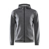 Core Soul Full Zip Hood M - Dark Grey Melange - Front