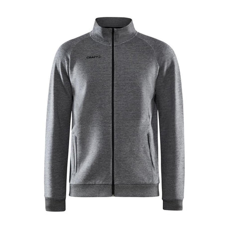 Core Soul Full Zip Jkt M - Dark Grey Melange - Front