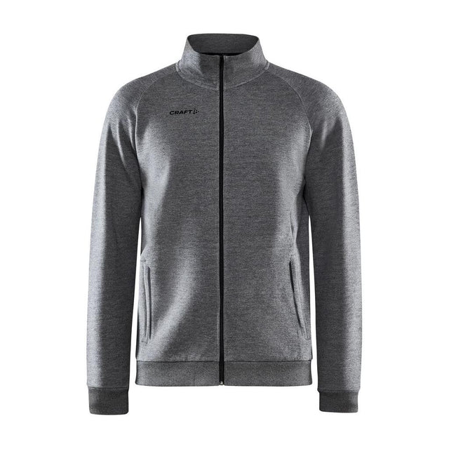 Core Soul Full Zip Jkt M - Dark Grey Melange - Front