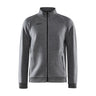 Core Soul Full Zip Jkt M - Dark Grey Melange - Front