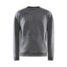 Core Soul Crew Sweatshirt M - Dark Grey Melange - Front