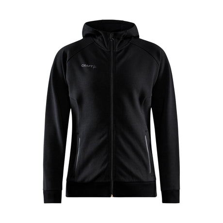 Core Soul Full Zip Hood W - Black - Front