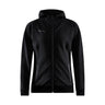 Core Soul Full Zip Hood W - Black - Front