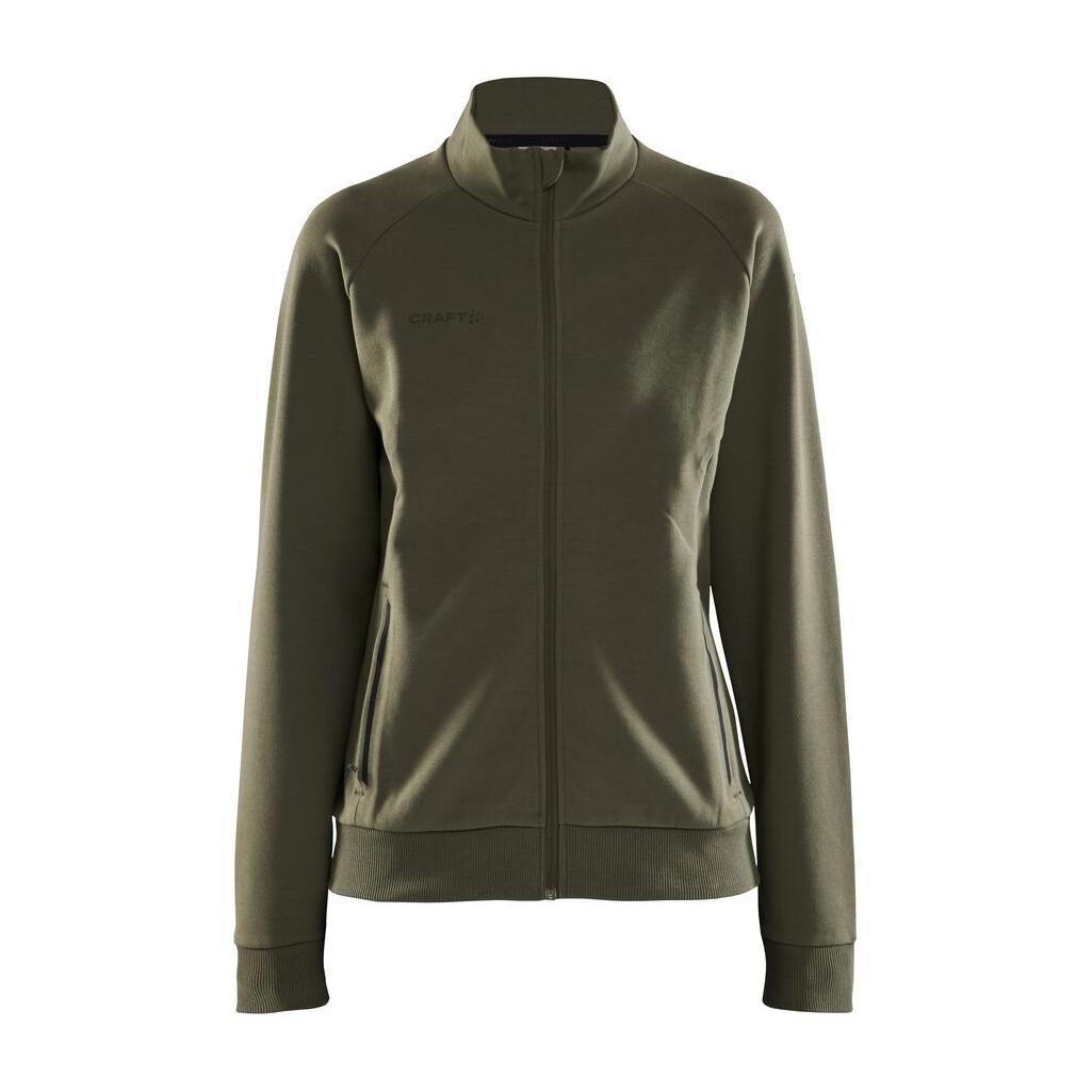 Core Soul Full Zip Jkt W - Dark Green - Front